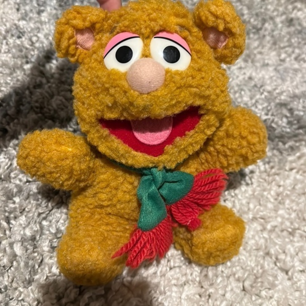 Vintage 1987 Henson Baby Fozzie Bear Plush